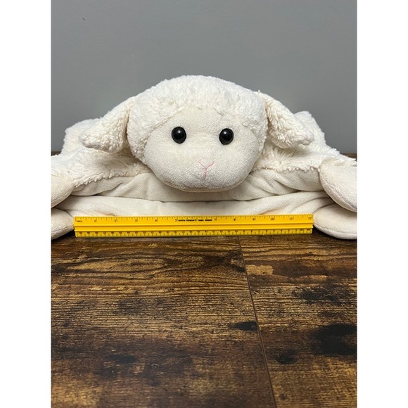 Bearington Baby Collection Lamb Sheep Blanket Play Blanket 30X19 - Picture 6 of 7